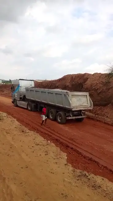 Delivery by semi-trailer
